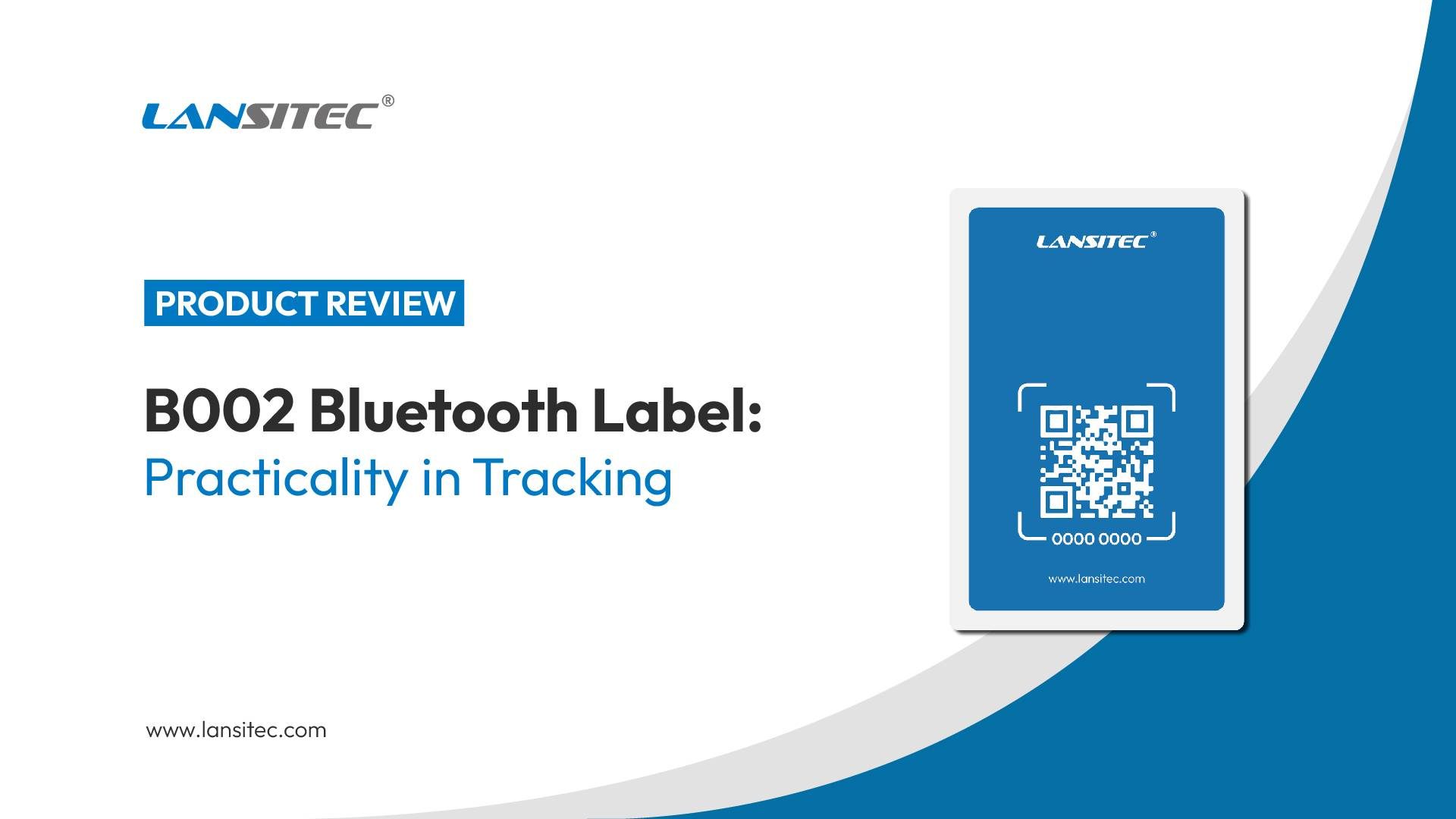 B002 Bluetooth Label: Practicality in Tracking